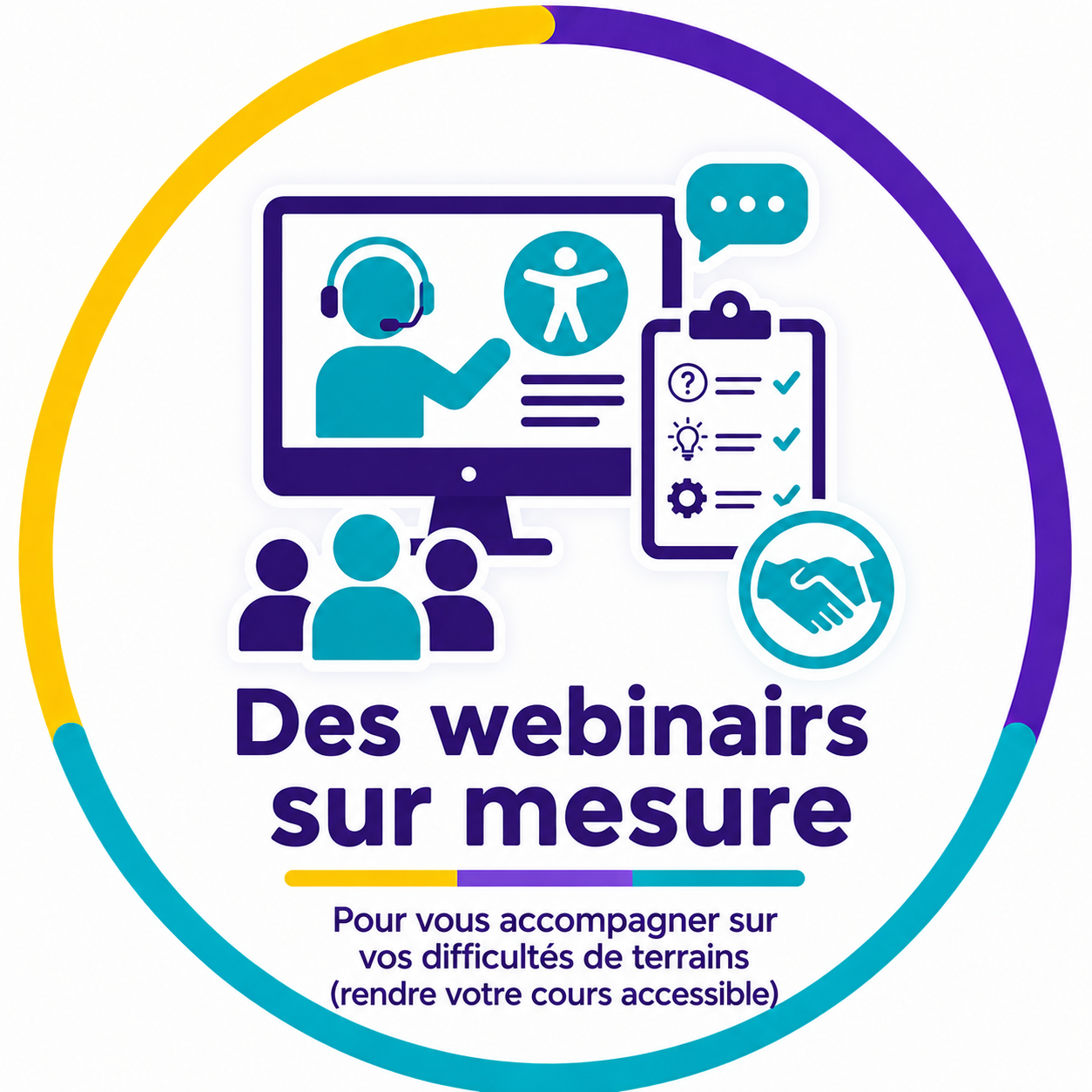 Webinaire en cours sur l'accessibilité des documents